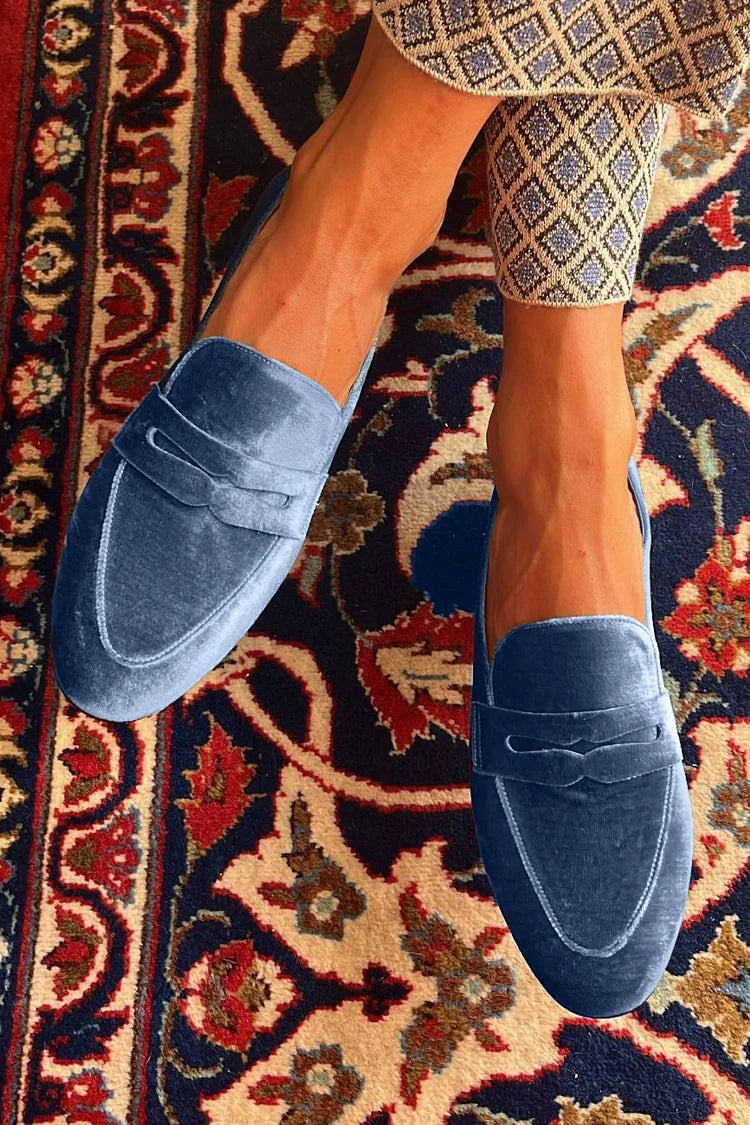 Viveka – Klassisk sammetloafer