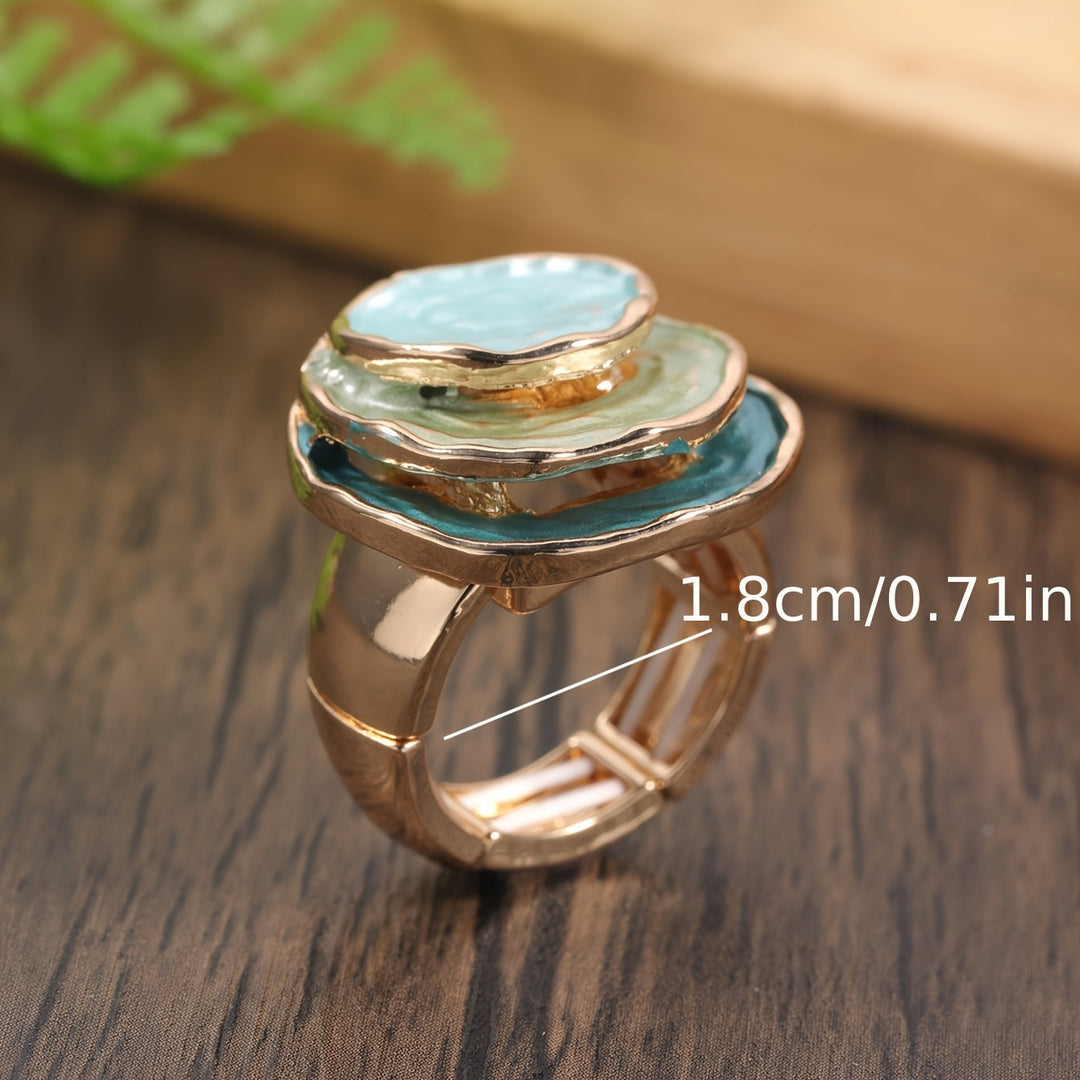 SHANA | ELEGANT BOHO TRIPPEL-LAGERS RING