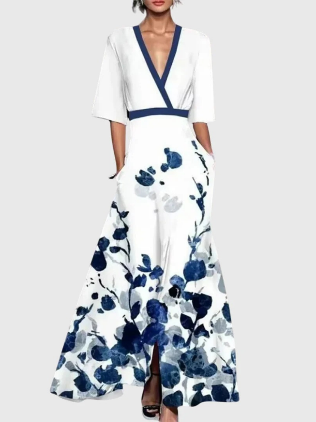 Candice Elegant Spring Dress with a Soft and Flowing Silhouette