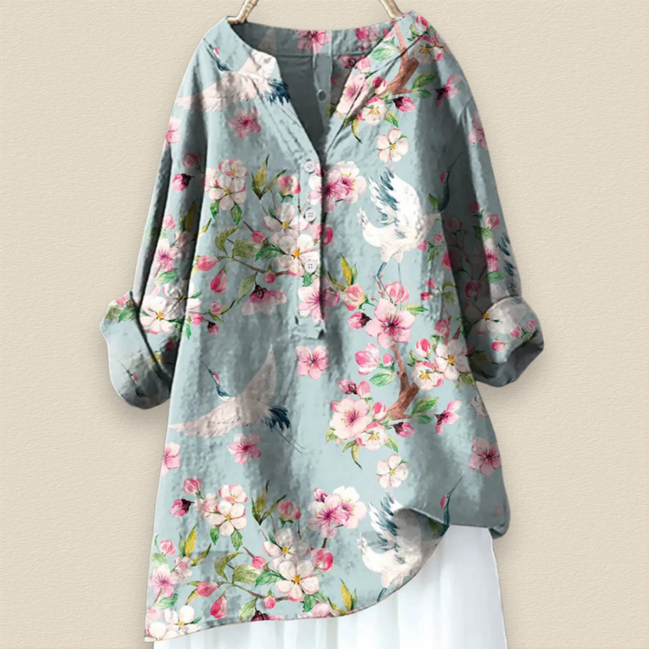 Elsa – Lätt blommig blus