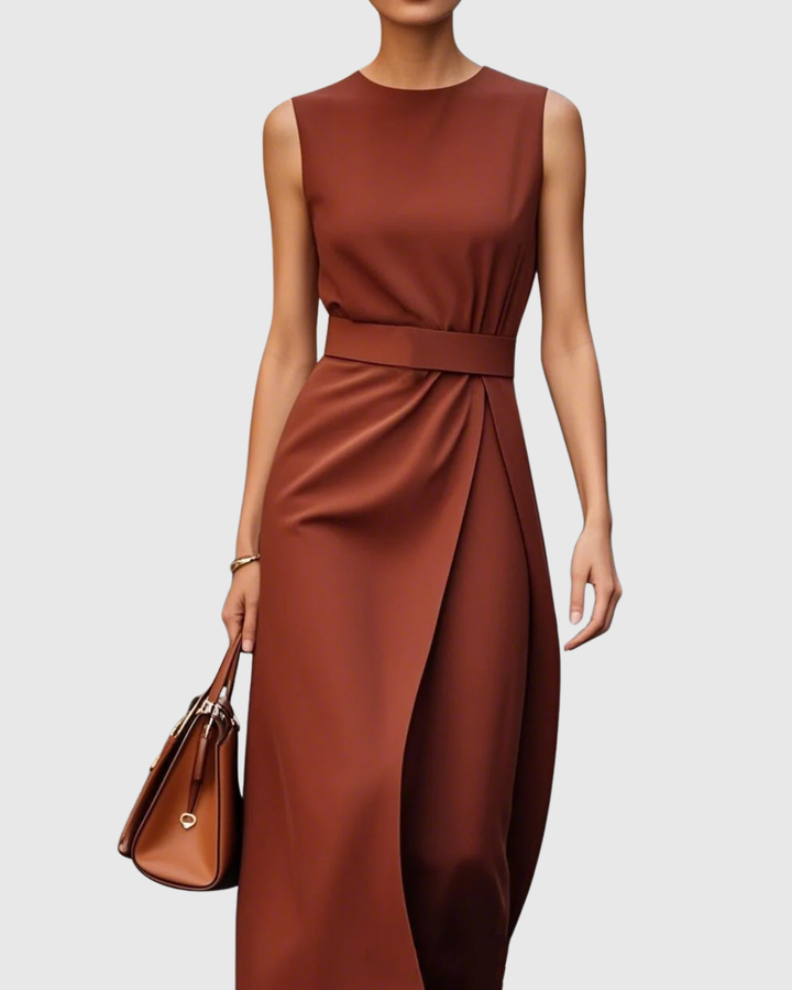Zofia - The Elegant Dress with a Round Neckline