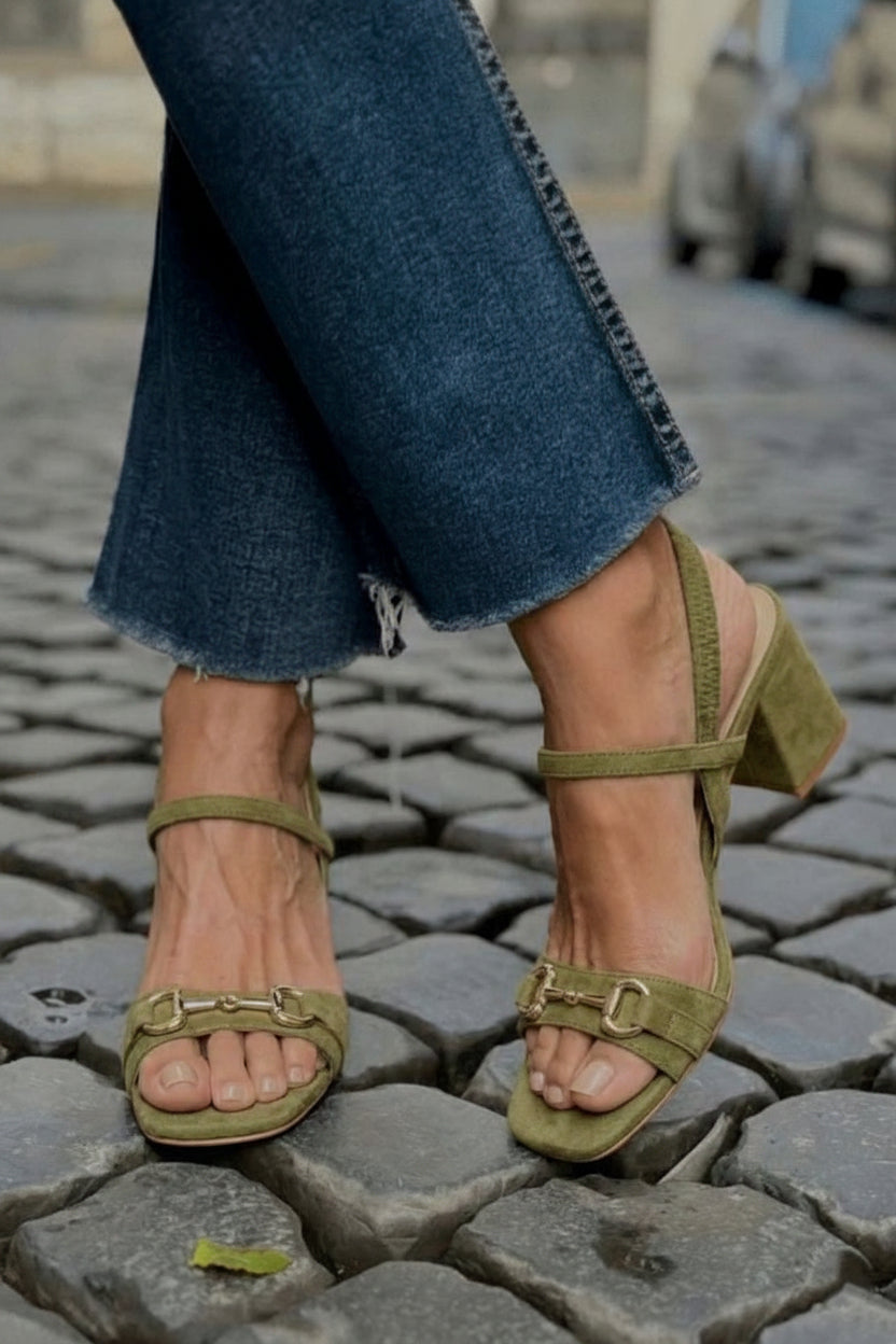 Agneta – Slingback-sandal med blockklack