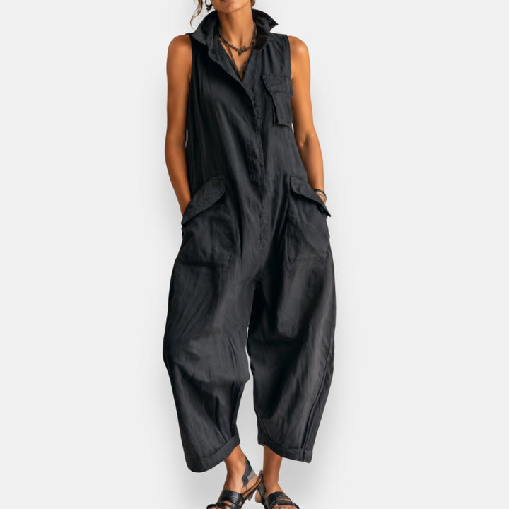 Matilda – Oversize jumpsuit med cargofickor
