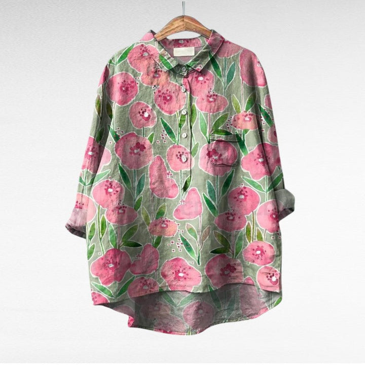 Irma – Elegant linneskjorta för sommar