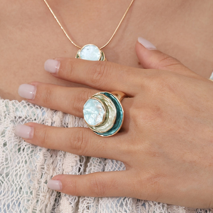SHANA | ELEGANT BOHO TRIPPEL-LAGERS RING