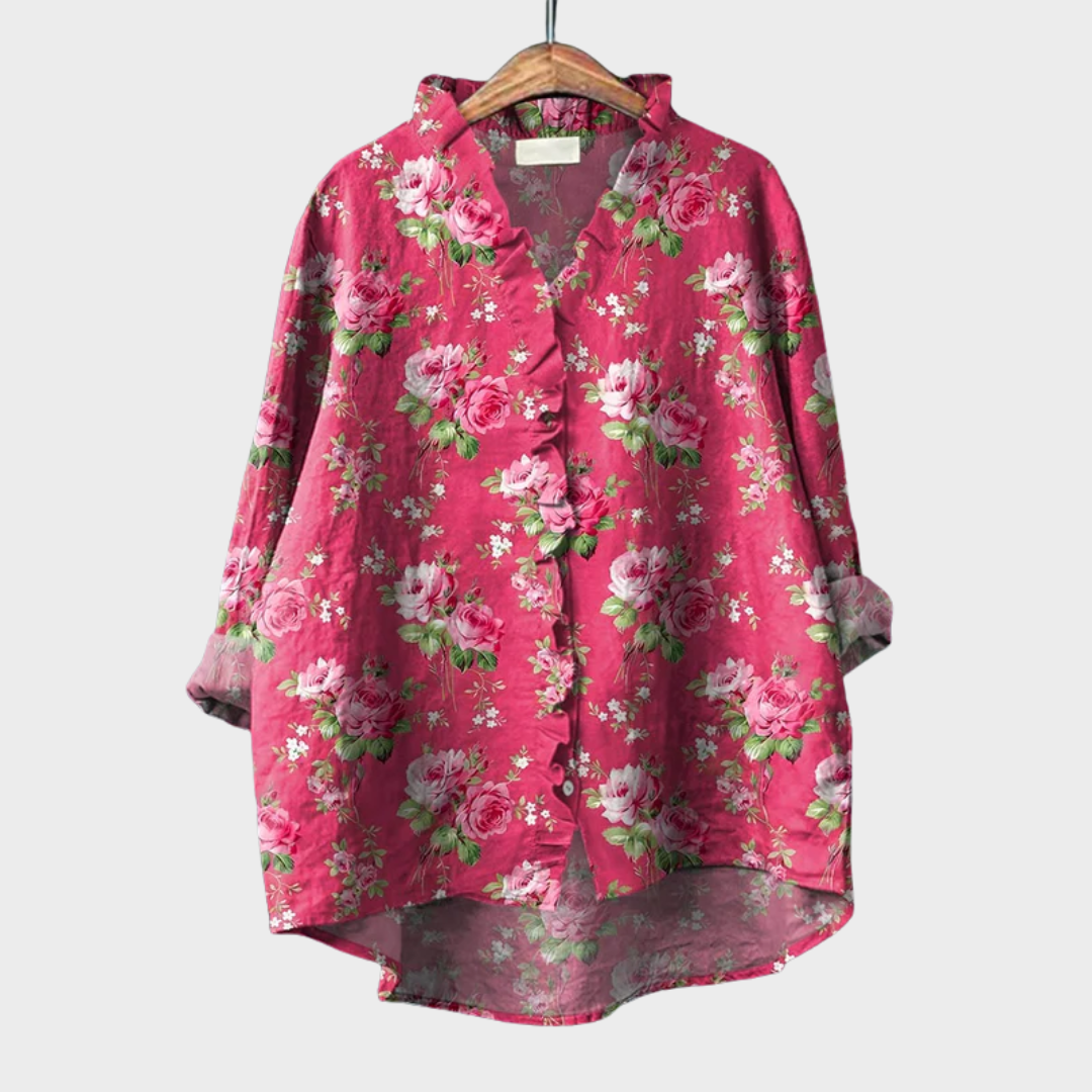 Mona – Elegant linneskjorta för sommar