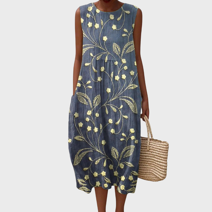 Sarah | Comfortable relaxed floral dress
