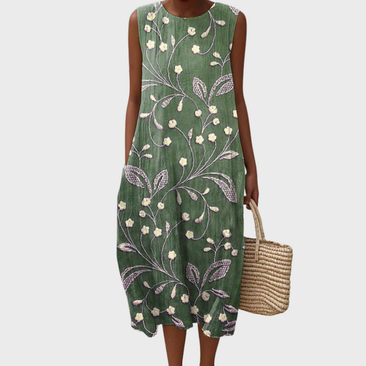 Sarah | Comfortable relaxed floral dress