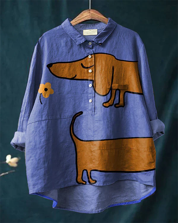 Judit – T-shirt med hundmotiv