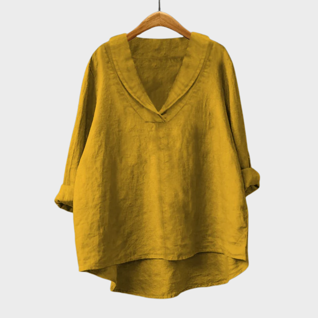 Judit – Elegant linneskjorta för sommar