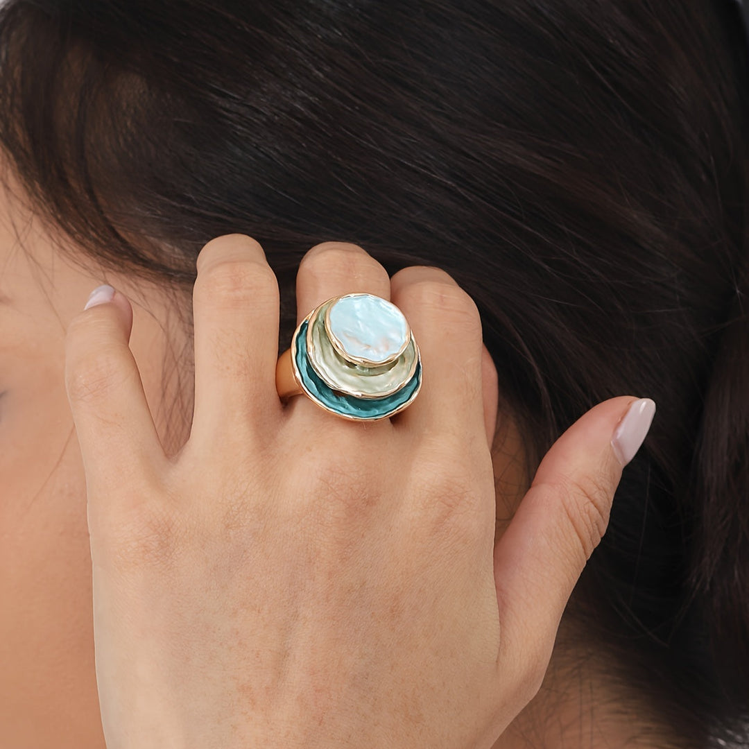 SHANA | ELEGANT BOHO TRIPPEL-LAGERS RING