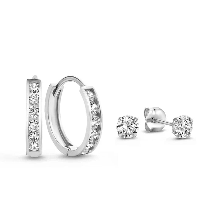 Elegant Dara Brillane Goldstone Earrings Set