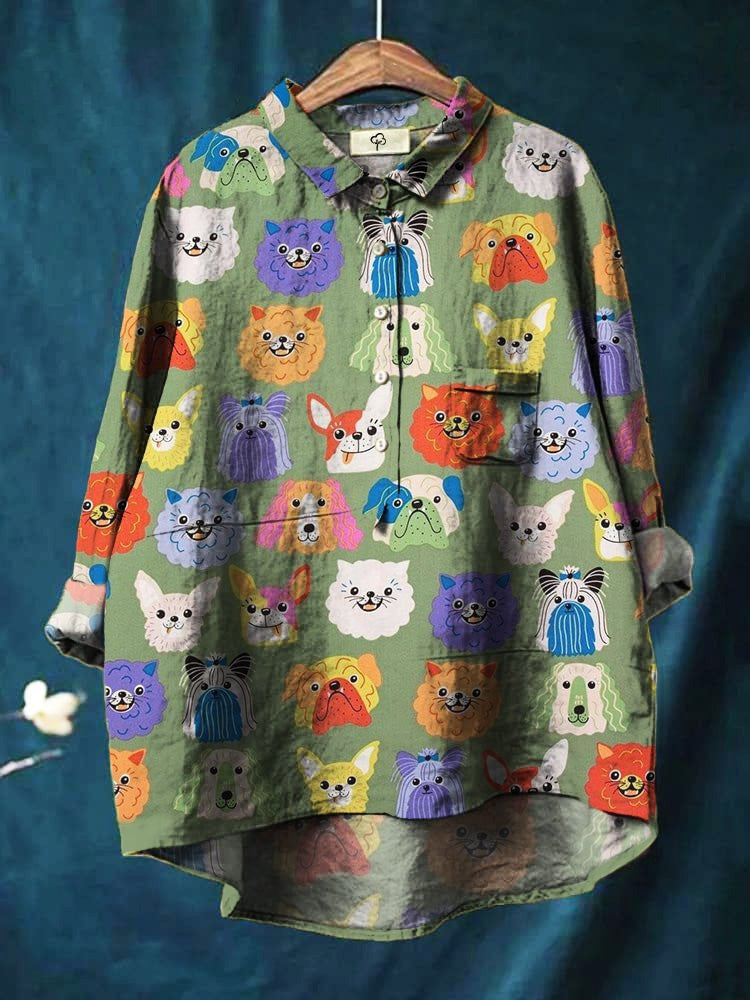 Judit – T-shirt med hundmotiv