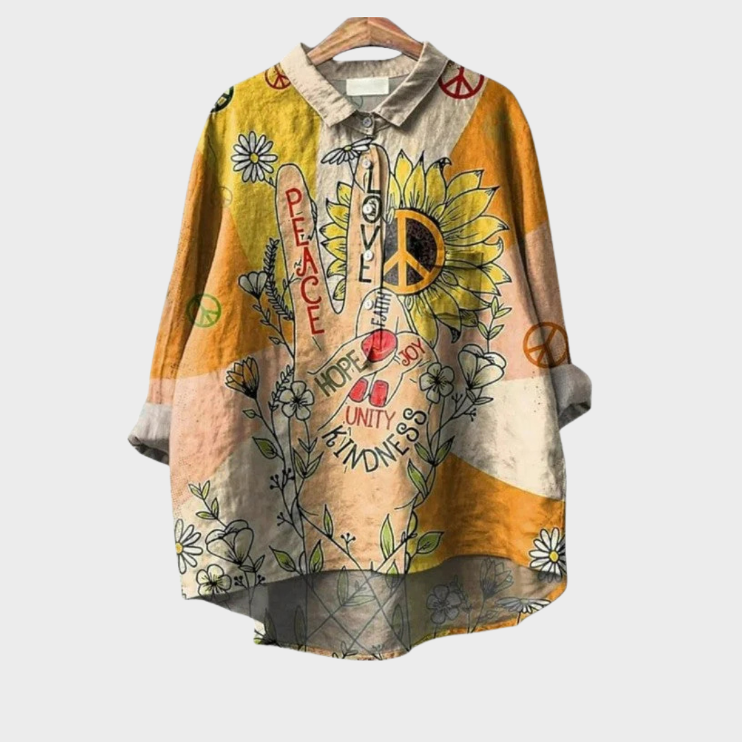 Judit – Elegant linneskjorta för sommar