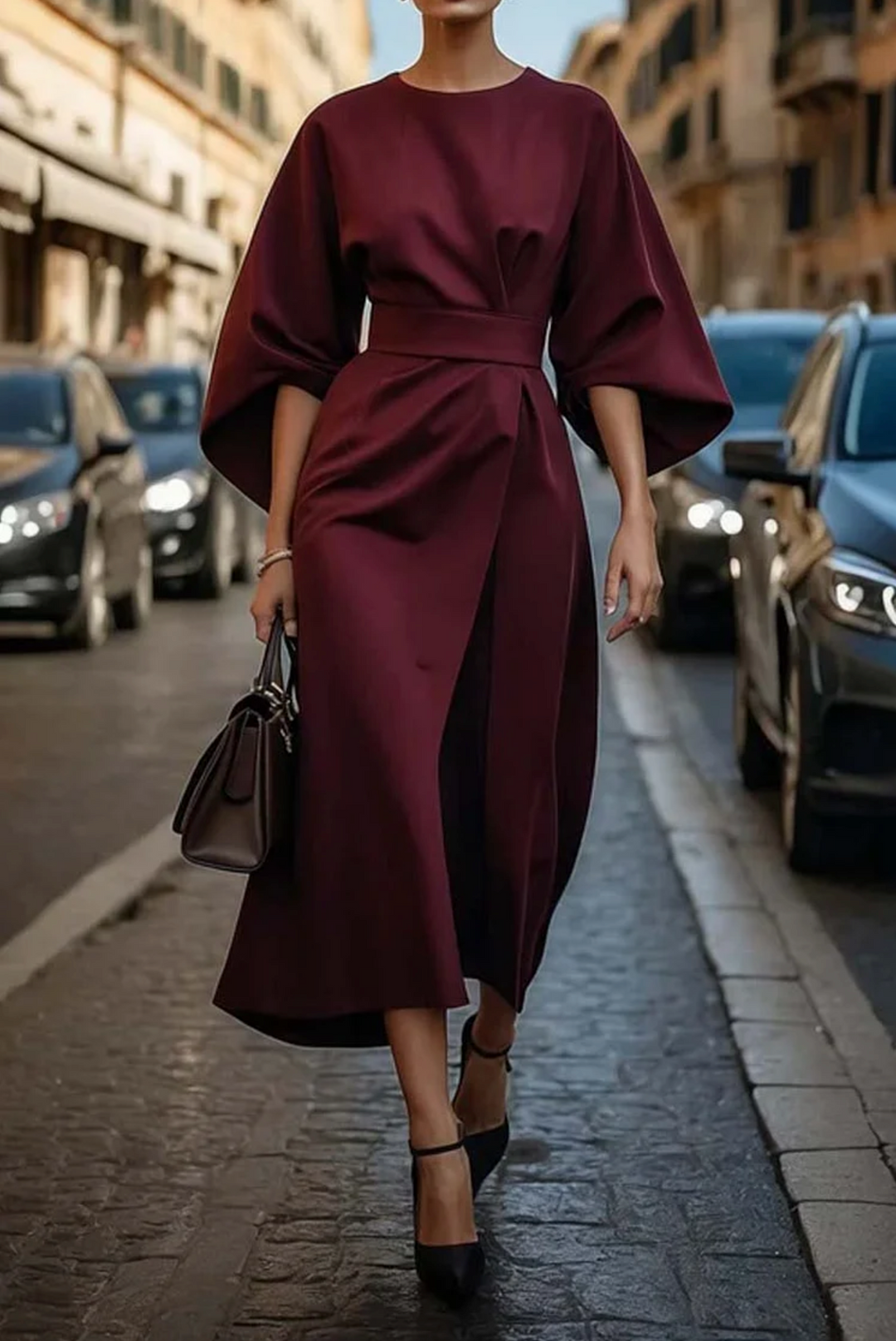 LILIANA | CLASSIC PUFF SLEEVE DRESS