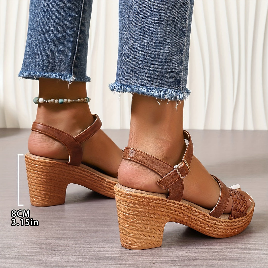 Caroline | Braided Sandals