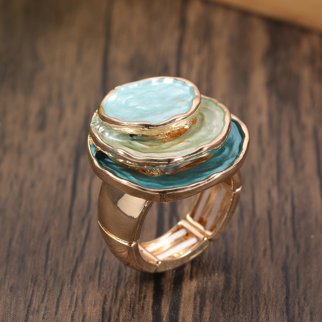 SHANA | ELEGANT BOHO TRIPPEL-LAGERS RING