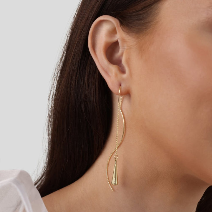 ELISHA | ELEGANTA PÄRONFORMADE ÖRHÄNGEN