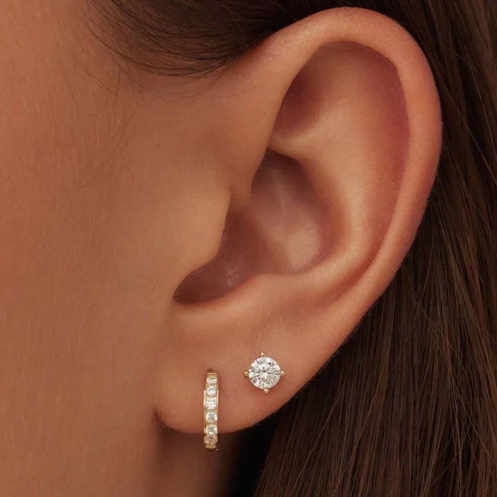 Elegant Dara Brillane Goldstone Earrings Set